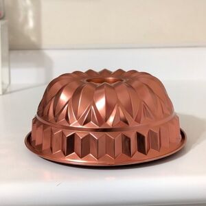 Vintage Copper Tone Jello Mold - 9 Cups w/ hanging ring